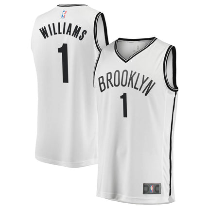 Ziaire Williams Brooklyn Nets 2025 Fast Break Association Edition Jersey - White