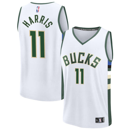 Gary Harris Milwaukee Bucks 2025 Fast Break Association Edition Jersey - White
