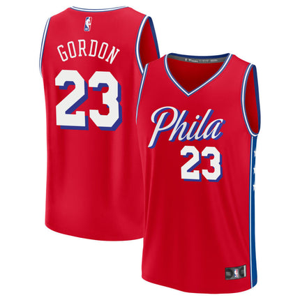 Eric Gordon Philadelphia 76ers 2025 Fast Break Statement Edition Jersey - Red