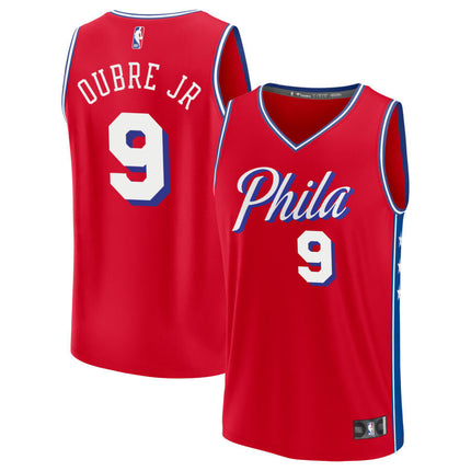 Kelly Oubre Jr Philadelphia 76ers 2025 Fast Break Statement Edition Jersey - Red