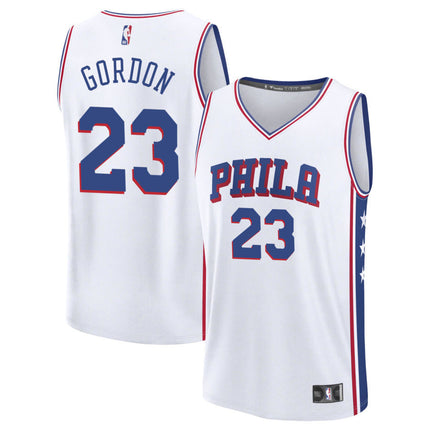 Eric Gordon Philadelphia 76ers 2025 Fast Break Association Edition Jersey - White
