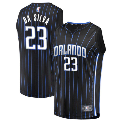 Tristan da Silva Orlando Magic 2025 Fast Break Icon Edition Jersey - Black