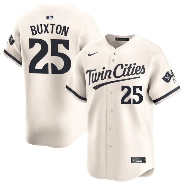 Byron Buxton Minnesota Twins 2025 Limited Jersey - Cream