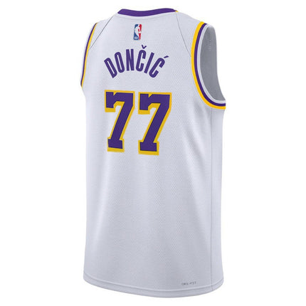 Luka Doncic Los Angeles Lakers 2025 Swingman Jersey Association - White
