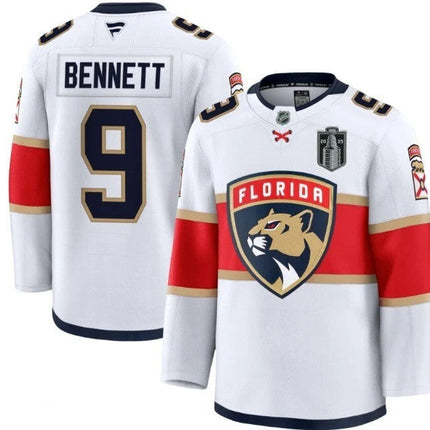 Sam Bennett Florida Panthers 2025 Stanley Cup Finals Away Jersey - White