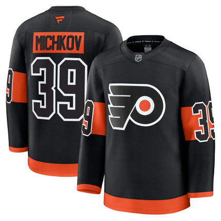 Matvei Michkov Philadelphia Flyers 2025 Alternate Premium Jersey - Black