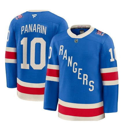 Artemi Panarin New York Rangers 2025 Stitched Limited Jersey - Blue