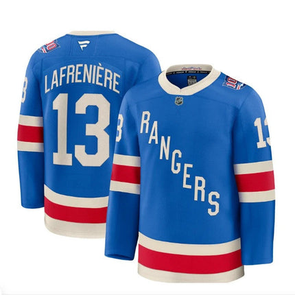 Alexis Lafreniere New York Rangers 2025 Stitched Limited Jersey - Blue