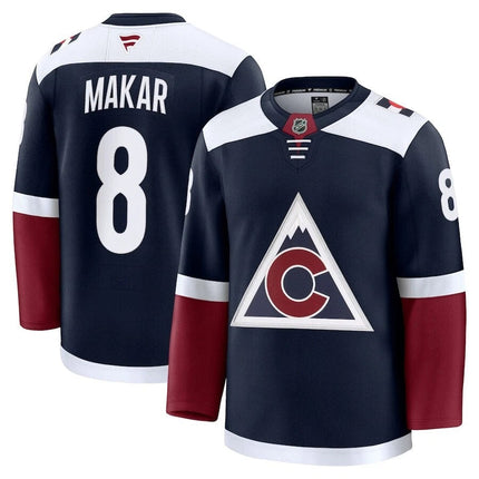 Cale Makar Colorado Avalanche 2025 Alternate Premium Jersey - Navy