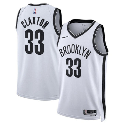 Nic Claxton Brooklyn Nets 2025 Swingman Jersey Association Edition - White