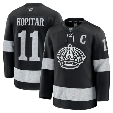 Anze Kopitar Los Angeles Kings 2025 Alternate Breakaway Jersey - Black