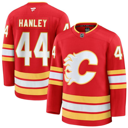 Joel Hanley Calgary Flames 2025 Home Premium Jersey - Red