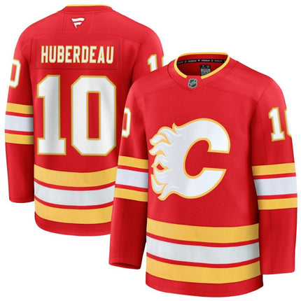 Jonathan Huberdeau Calgary Flames 2025 Home Premium Jersey - Red