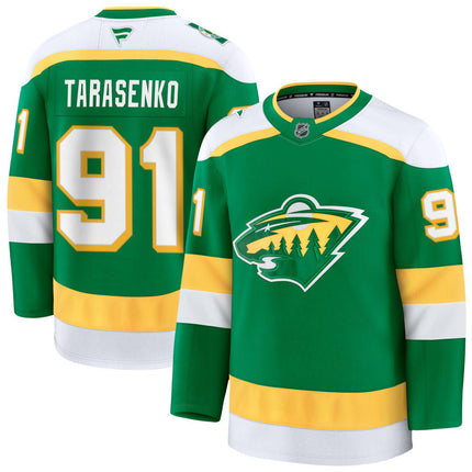 Vladimir Tarasenko Minnesota Wild 2025 Alternate Premium Jersey - Green