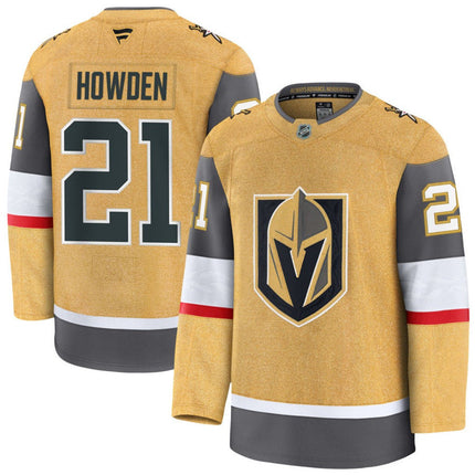Brett Howden Vegas Golden Knights 2025 Home Premium Jersey - Gold