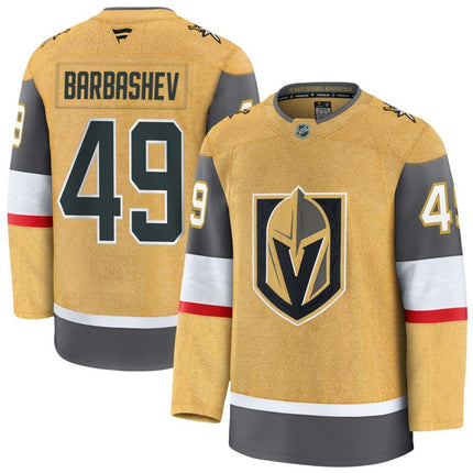 Ivan Barbashev Vegas Golden Knights 2025 Home Premium Jersey - Gold