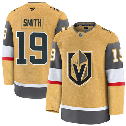 Reilly Smith Vegas Golden Knights 2025 Home Premium Jersey - Gold