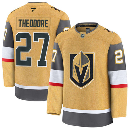 Shea Theodore Vegas Golden Knights 2025 Home Premium Jersey - Gold