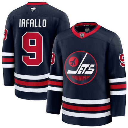 Alex Iafallo Winnipeg Jets 2025 Alternate Premium Jersey - Navy