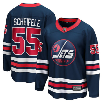 Mark Scheifele Winnipeg Jets 2025 Alternate Premium Jersey - Navy