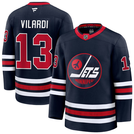Gabriel Vilardi Winnipeg Jets 2025 Alternate Premium Jersey - Navy