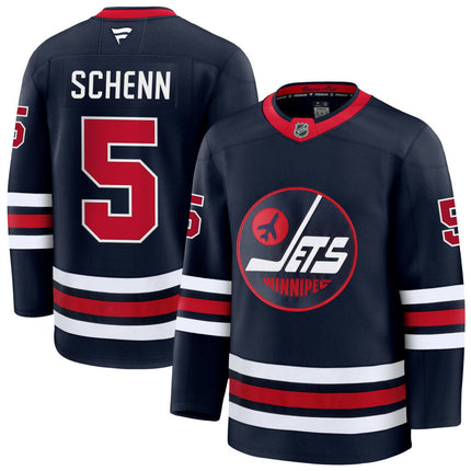 Luke Schenn Winnipeg Jets 2025 Alternate Premium Jersey - Navy