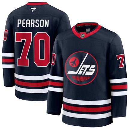 Tanner Pearson Winnipeg Jets 2025 Alternate Premium Jersey - Navy
