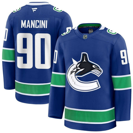 Victor Mancini Vancouver Canucks 2025 Home Premium Jersey - Blue