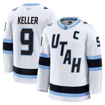 Clayton Keller Utah Mammoth 2025 Away Premium Player Jersey - White