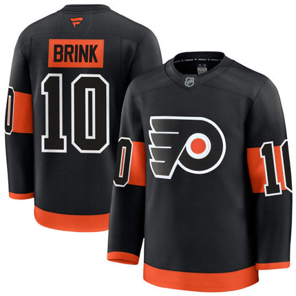 Bobby Brink Philadelphia Flyers 2025 Alternate Premium Jersey - Black