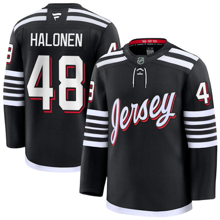 Brian Halonen New Jersey Devils 2025 Alternate Premium Jersey - Black