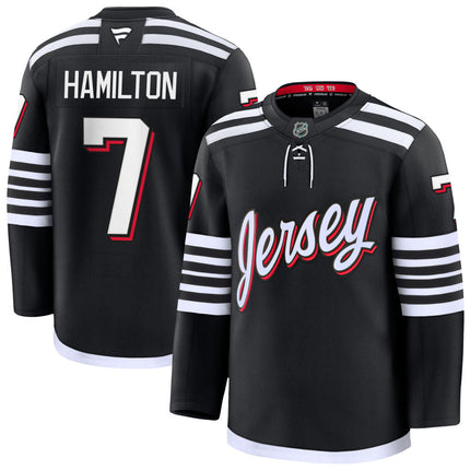 Dougie Hamilton New Jersey Devils 2025 Alternate Premium Jersey - Black