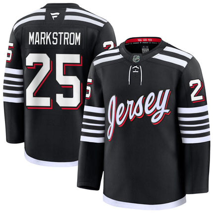 Jacob Markstrom New Jersey Devils 2025 Alternate Premium Jersey - Black