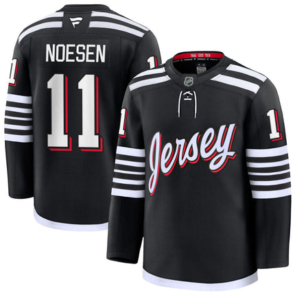 Stefan Noesen New Jersey Devils 2025 Alternate Premium Jersey - Black