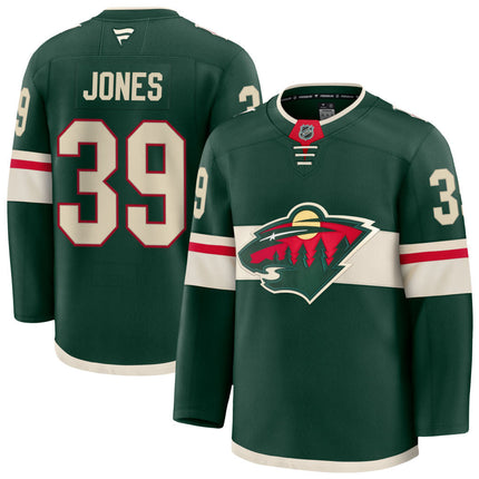 Ben Jones Minnesota Wild 2025 Home Premium Jersey - Green