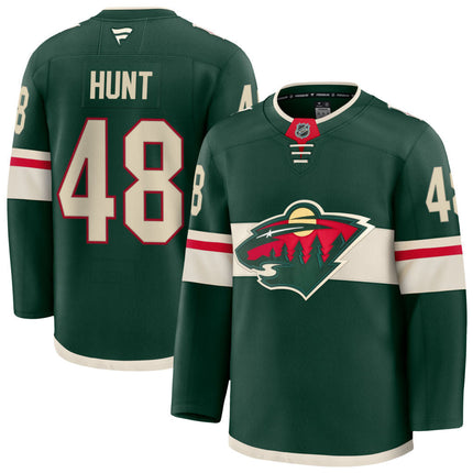 Daemon Hunt Minnesota Wild 2025 Home Premium Jersey - Green