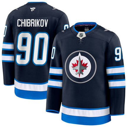 Nikita Chibrikov Winnipeg Jets 2025 Home Premium Jersey - Navy