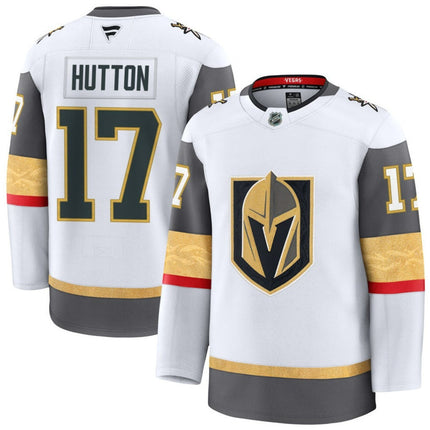 Ben Hutton Vegas Golden Knights 2025 Away Premium Jersey - White
