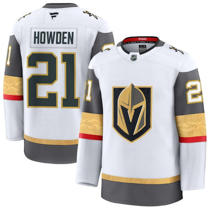 Brett Howden Vegas Golden Knights 2025 Away Premium Jersey - White
