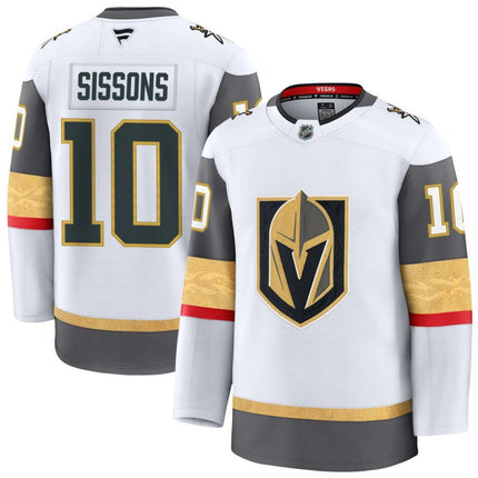 Colton Sissons Vegas Golden Knights 2025 Away Premium Jersey - White