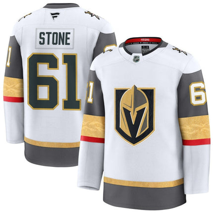 Mark Stone Vegas Golden Knights 2025 Away Premium Jersey - White
