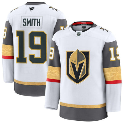Reilly Smith Vegas Golden Knights 2025 Away Premium Jersey - White