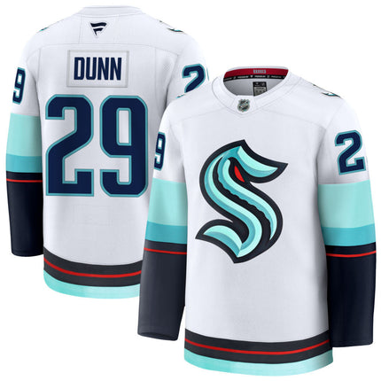 Vince Dunn Seattle Kraken 2025 Away Premium Jersey - White