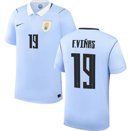 Federico Vinas Uruguay World Cup 2026 World Cup Home Jersey - Blue
