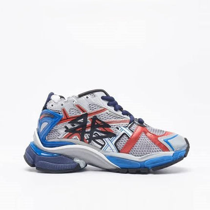 Men's Balenciaga - Runner Mesh & Nylon Grey  Blue  Red Sneaker