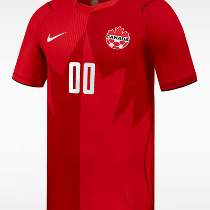Custom Name Canada National Team 2026 World Cup Home Jersey - Red