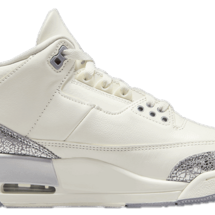 Men's Nike Air Jordan 3 Sail Cement Grey Shoes