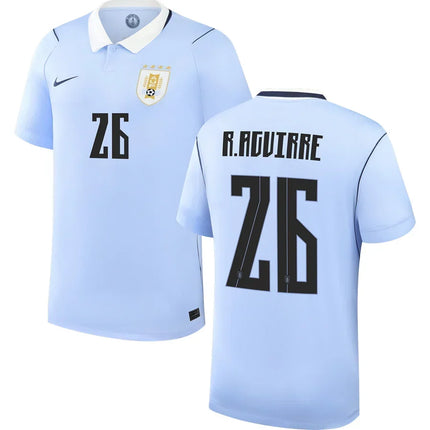 Rodrigo Aguirre Uruguay World Cup 2026 World Cup Home Jersey - Blue