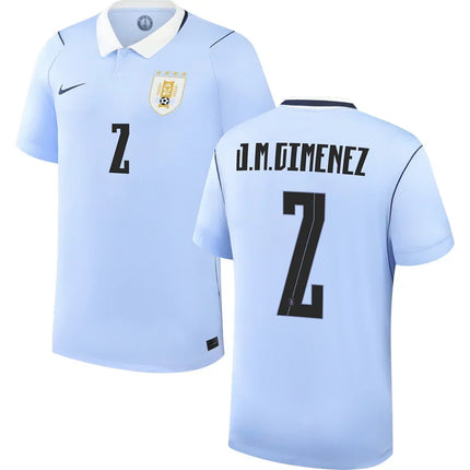Jose Maria Gimenez Uruguay World Cup 2026 World Cup Home Jersey - Blue