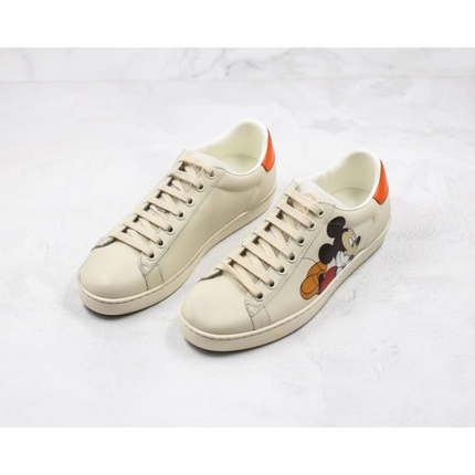 Men's Gucci x Disney Ace Low Mickey Mouse Ivory Sneakers